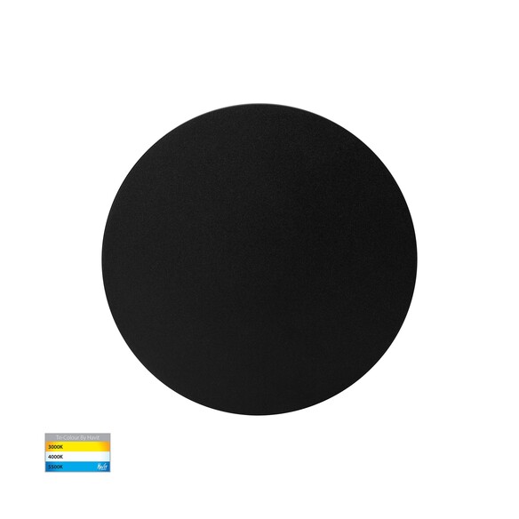 HV3592T-BLK-12V - HV3592T-Black - Halo Black TRI Colour LED Wall Light
