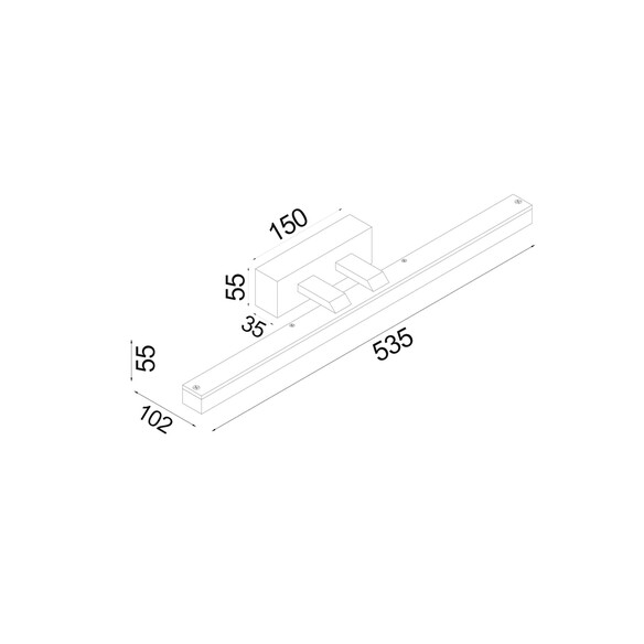 VANITAS3M - Interior LED Tri-CCT Vanity / Picture VANITAS3M