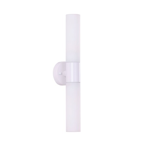 VARA2 - VARA Interior Tubular Up/Down Opal Glass Wall Lights