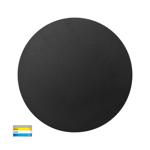 HV3594T-BLK-12V - HV3594T-Black - Halo Black TRI Colour LED Wall Light