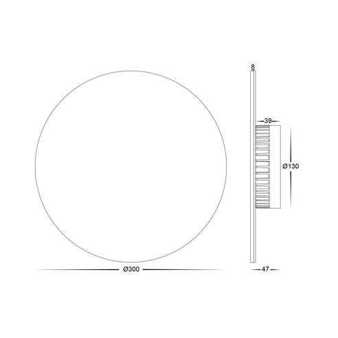 HV3594T-WHT-12V - HV3594T-White - Halo White TRI HV3594T-WHT-12V