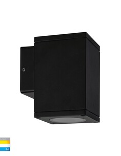 QUADRU Square Surface Mounted Fixed Down Wall Light Poly HV3623T-BLK