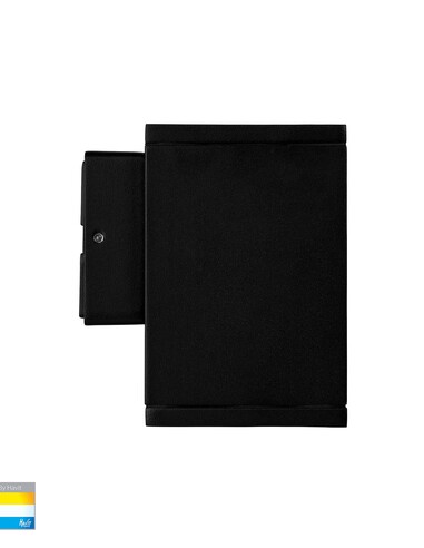 QUADRU Square Surface Mounted Fixed Down Wall HV3623T-BLK