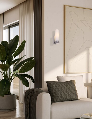 VARA6 Interior Wall Light Rectangular White - VARA6