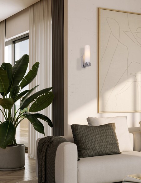 VARA6 Interior Wall Light Rectangular White - VARA6