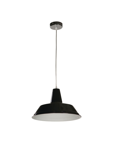 DIVO5 - DIVO Industrial Scandinavian Retro Dome Pendant Lights - Black