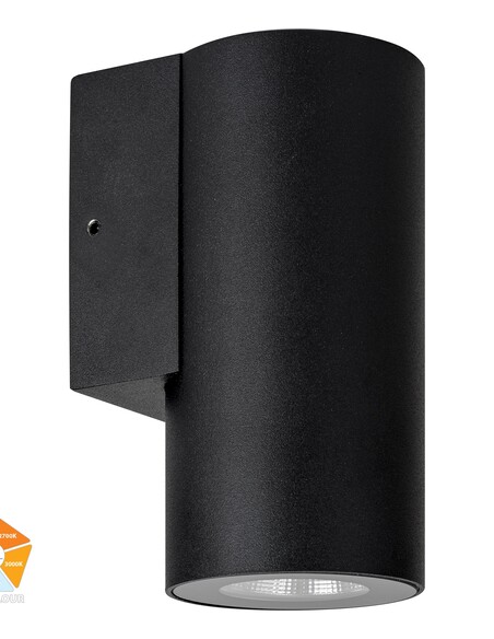 ARIES Black Aluminium Fixed Down Wall Light - HV3625S-ALUBLK