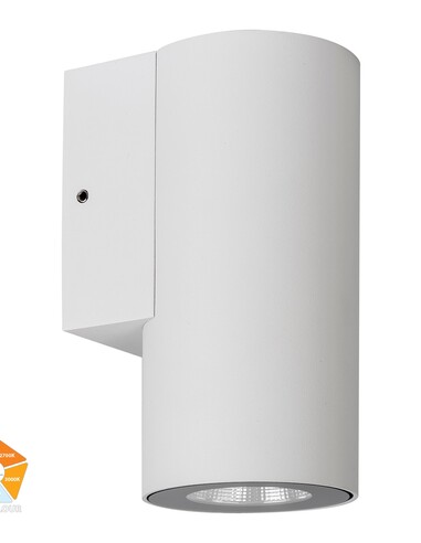 ARIES White Aluminium Fixed Down Wall Light - HV3625S-ALUWHT