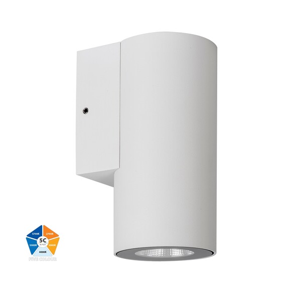 HV3625S-ALUWHT - Aries Aluminium White Fixed Down LED Wall Light