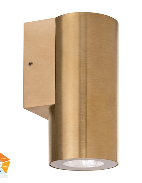 ARIES Solid Brass Fixed Down Wall Light - HV3625S-BR
