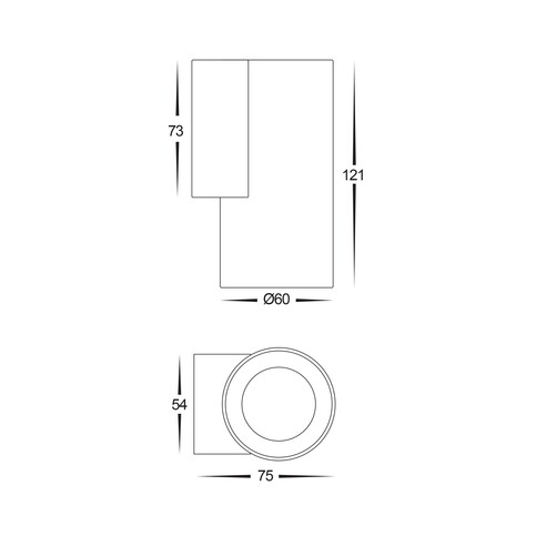 HV3625S-BR - Aries Solid Brass Fixed Down LED HV3625S-BR
