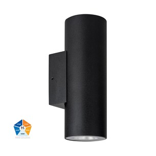 HV3626S-ALUBLK - Aries Aluminium Black Up & Down LED Wall HV3626S-ALUBLK