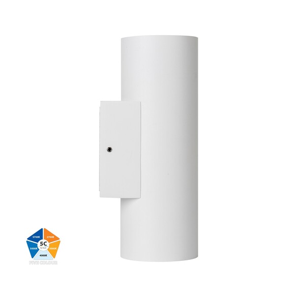 HV3626S-ALUWHT - Aries Aluminium White Up & Down HV3626S-ALUWHT