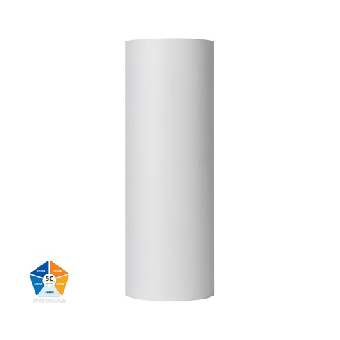 HV3626S-ALUWHT - Aries Aluminium White Up & Down HV3626S-ALUWHT