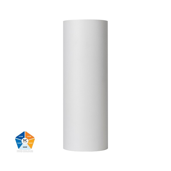 HV3626S-ALUWHT - Aries Aluminium White Up & Down HV3626S-ALUWHT