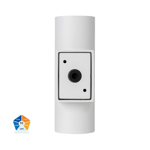 HV3626S-ALUWHT - Aries Aluminium White Up & Down HV3626S-ALUWHT