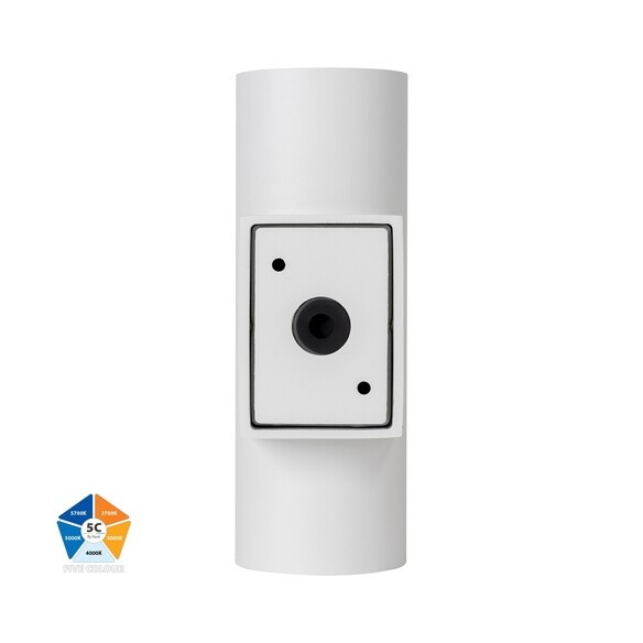 HV3626S-ALUWHT - Aries Aluminium White Up & Down HV3626S-ALUWHT