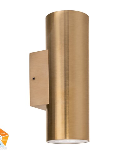 ARIES Solid Brass Up & Down Wall Light - HV3626S-BR