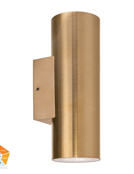 ARIES Solid Brass Up & Down Wall Light - HV3626S-BR