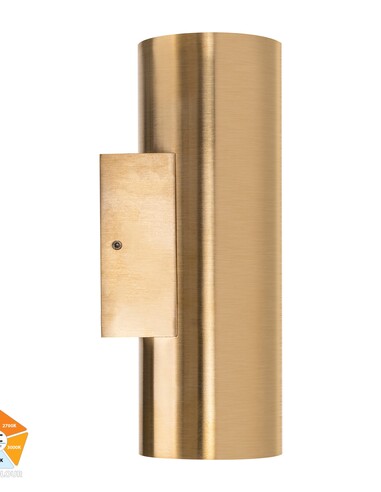 ARIES Solid Brass Up & Down Wall Light - HV3626S-BR