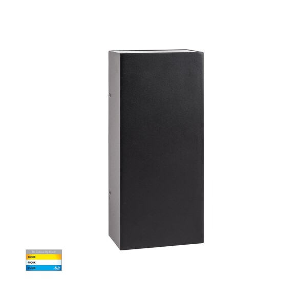 HV3650T-BLK-240V - HV3650T-Black - Essil Black Up & Down LED Wall Light