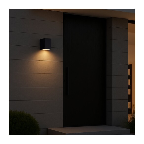 LORSA EXWB1-BK - LORSA 1 LIGHT WALL LIGHT - BLACKLORSA EXWB1-BK