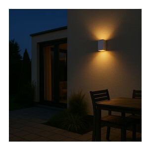 LORSA EXWB2-WH - LORSA 2 LIGHT WALL LIGHT - WHITELORSA EXWB2-WH 2