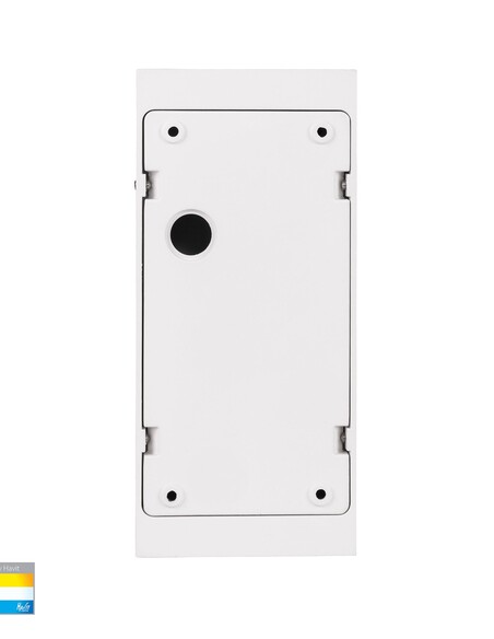 ESSIL White Surface Mounted Up & Down Dimmable HV3650T-WHT-240V