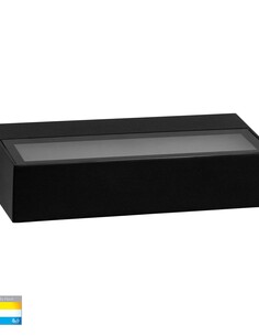 SIENA Black Surface Mounted Uplighter Wall Light - HV3654T-BLK