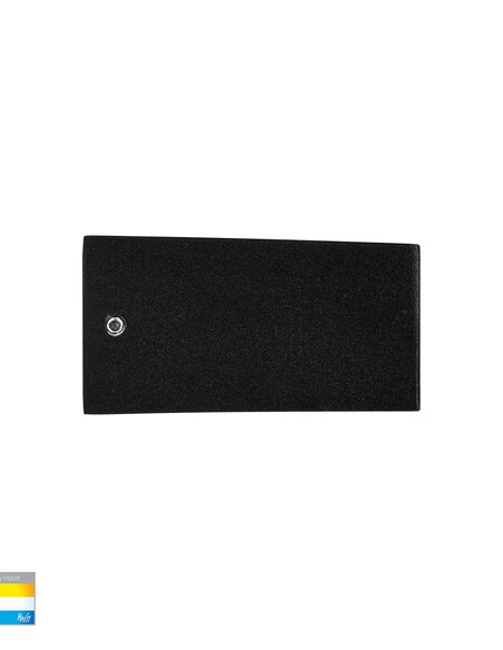 SIENA Black Surface Mounted Uplighter Wall Light HV3654T-BLK