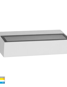 SIENA White Surface Mounted Uplighter Wall Light - HV3654T-WHT