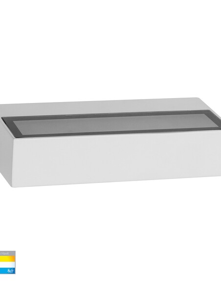 SIENA White Surface Mounted Uplighter Wall Light - HV3654T-WHT