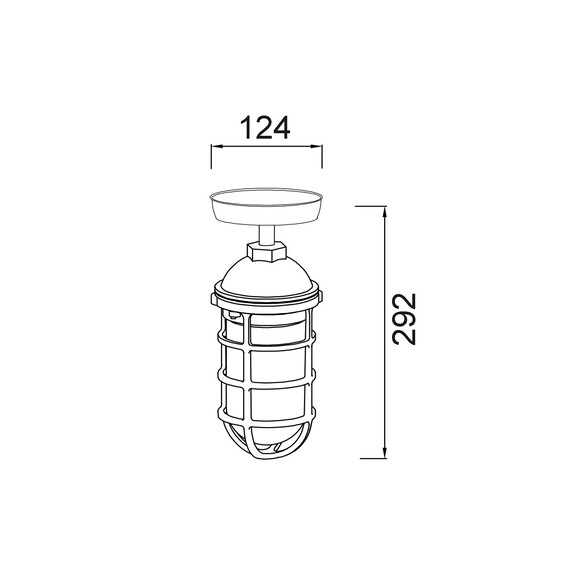 VILLAKU1 - VILLAKU Exterior Cylinder Aluminium & VILLAKU1