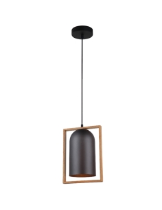 SWING2 - SWING Oblong Wood Frame Pendant LightsSWING2