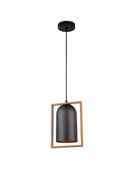 SWING2 - SWING Oblong Wood Frame Pendant Lights