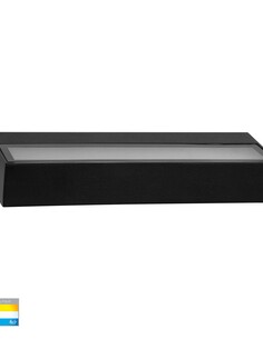 SIENA Black Surface Mounted Uplighter Wall Light - HV3656T-BLK