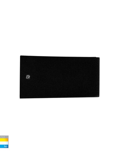 SIENA Black Surface Mounted Uplighter Wall Light HV3656T-BLK