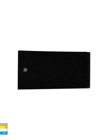SIENA Black Surface Mounted Uplighter Wall Light HV3656T-BLK