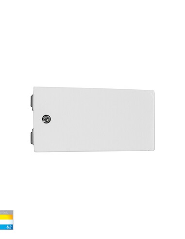 SIENA White Surface Mounted Uplighter Wall Light HV3656T-WHT