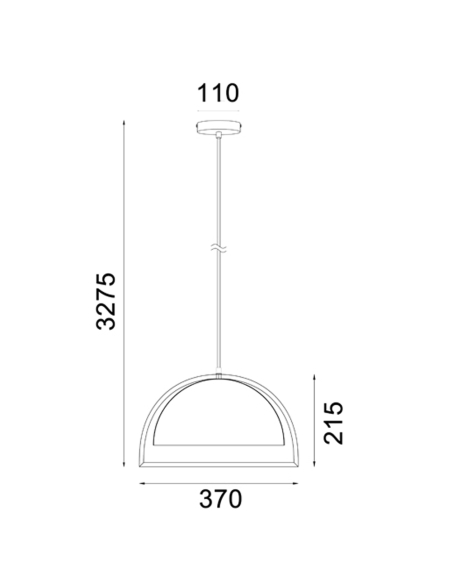SWING4 - SWING Dome With Wood Frame Pendant LightsSWING4
