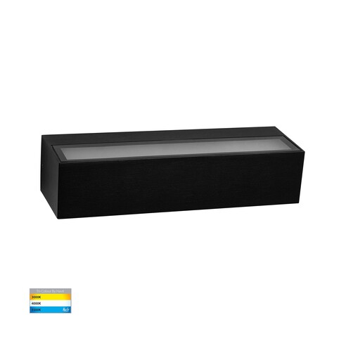 HV3657T-BLK - HV3657T-Black - Siena Black LED Up & Down Wall Light