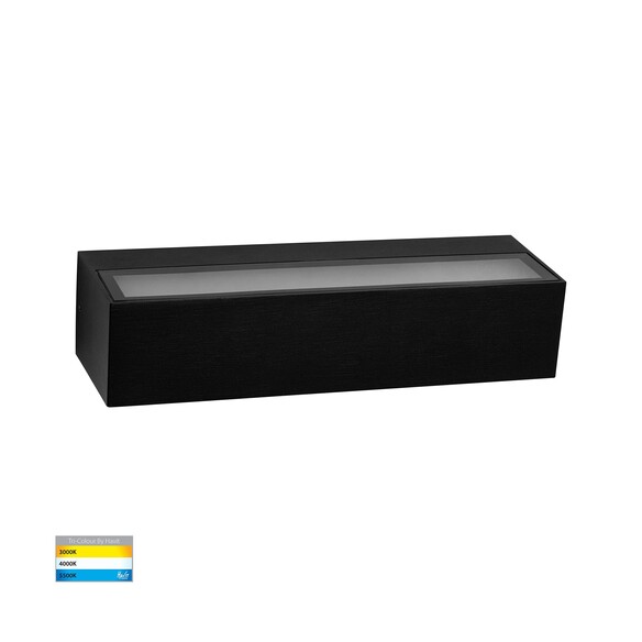 HV3657T-BLK - HV3657T-Black - Siena Black LED Up & Down Wall Light