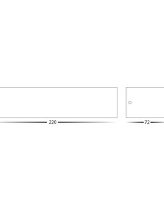 SIENA Black Surface Mounted Up/down Wall Light - HV3657T-BLKHV3657T-BLK 2