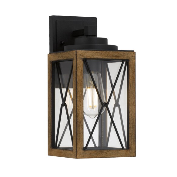 MALLORY EX30-BK - MALLORY 30 EXTERIOR WALL LIGHT - BLACK