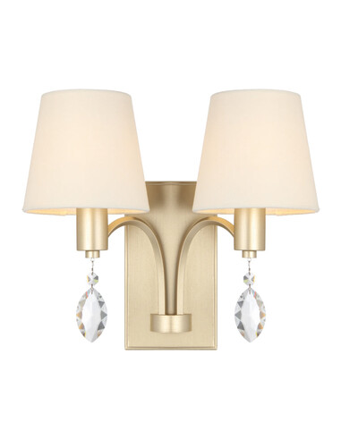 Malvern Wall Light 2 2W - MALVERN WB2-ASMALVERN WB2-AS