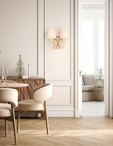 Malvern Wall Light 2 2W - MALVERN WB2-ASMALVERN WB2-AS
