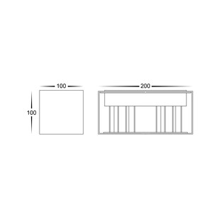 HV36582T-BLK-SQ - HV36582T-Black-Square - Versa Black HV36582T-BLK-SQ 2
