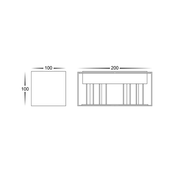 HV36582T-WHT-SQ - HV36582T-White-Square - Versa HV36582T-WHT-SQ
