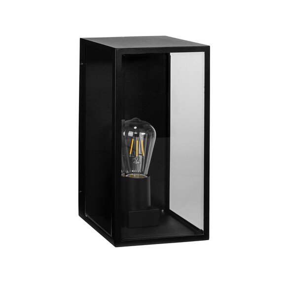 HV3659W-L-BLK - HV3659W-L-Black - Bayside Large 316 Stainless Steel Black Wall Light