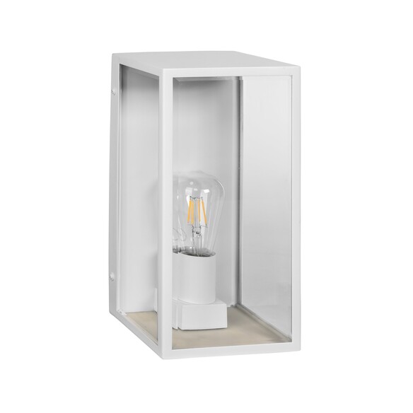 HV3659W-L-WHT - HV3659W-L-White - Bayside Large 316 Stainless Steel White Wall Light